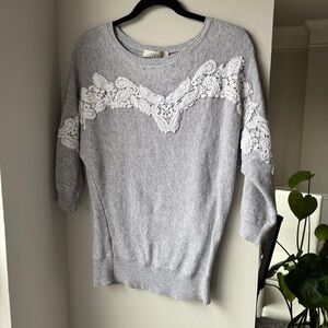 LOFT Lace Detailed Sweater